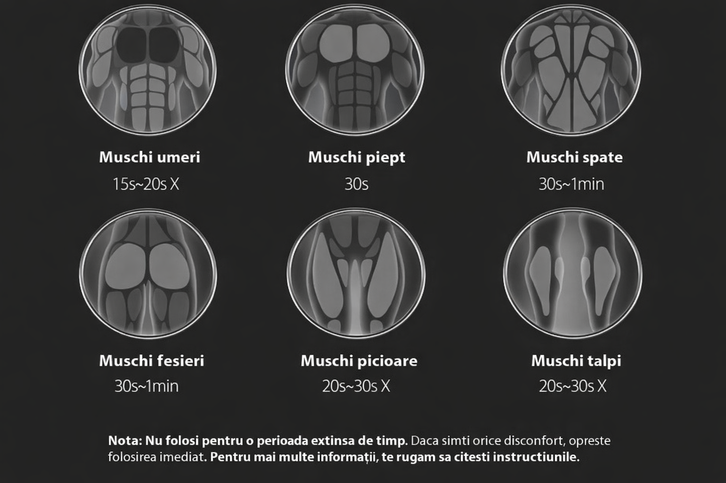 Pistol de masaj profesional pentru recuperare musculară și relaxare