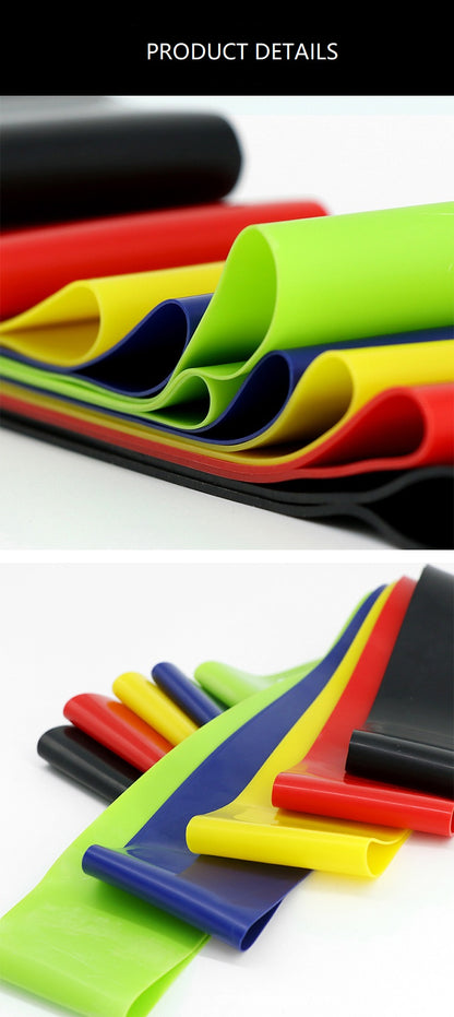 Set 5 benzi elastice pentru tonifierea picioarelor și modelarea fesierilor