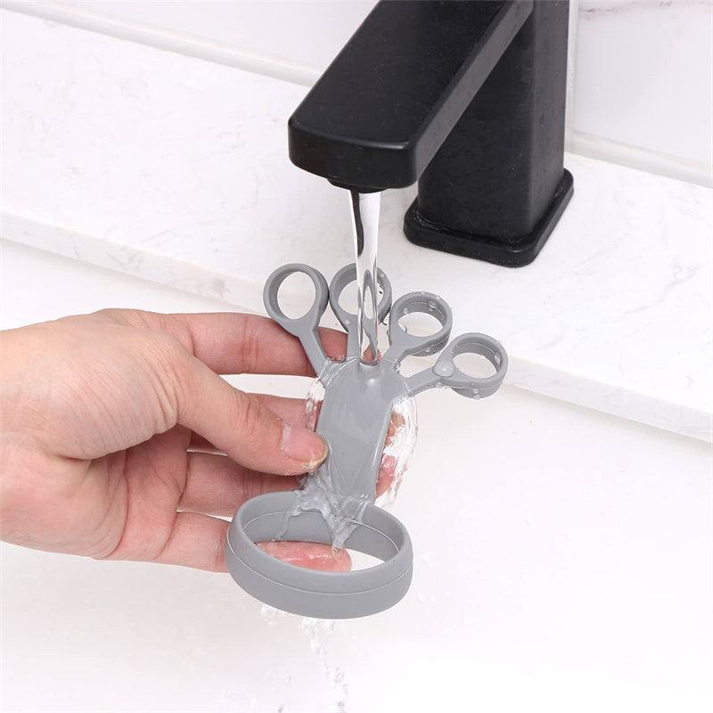 Dispozitiv din silicon pentru exerciții ale degetelor și mâinii