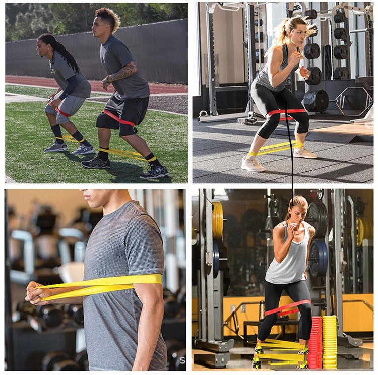 Set 5 benzi elastice pentru tonifierea picioarelor și modelarea fesierilor