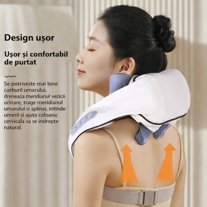 Aparat profesional de masaj cervical și umeri