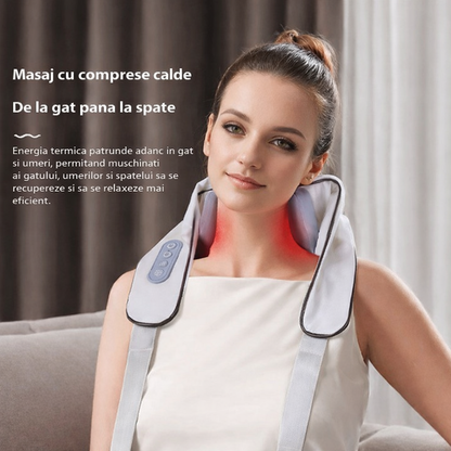 Aparat profesional de masaj cervical și umeri
